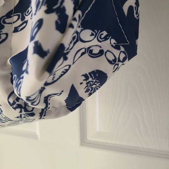 Sea Bags White on Navy Octopus Handbag Tote NWT - Picture 8 of 11